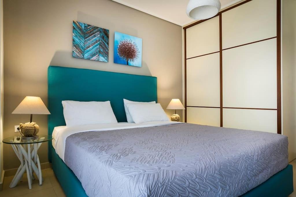 Eucalyptus Suite Sea View Karavomylos Bagian luar foto