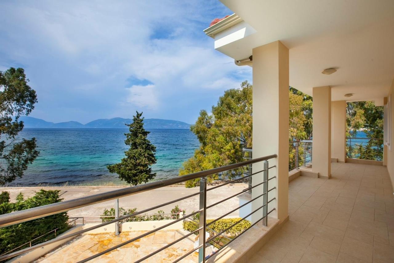 Eucalyptus Suite Sea View Karavomylos Bagian luar foto