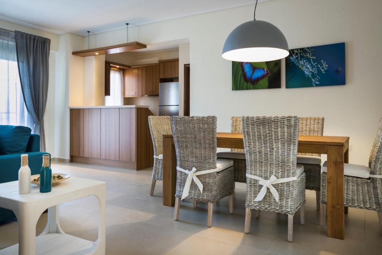 Eucalyptus Suite Sea View Karavomylos Bagian luar foto